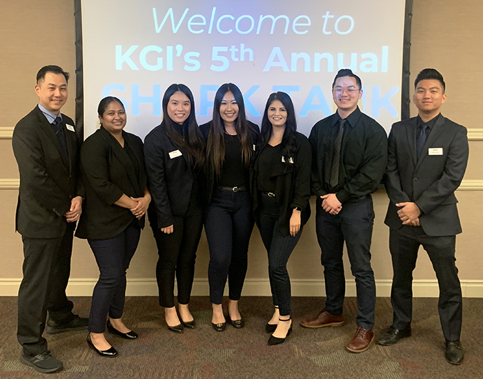 KGI students shark tank event